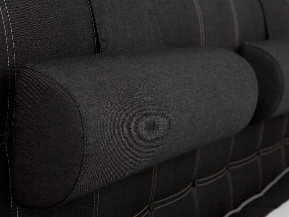 LUX Stor Nackkudde Svart Jeans i gruppen Mbler / Sngar hos Asks Testmilj 7 (110-28-22591)