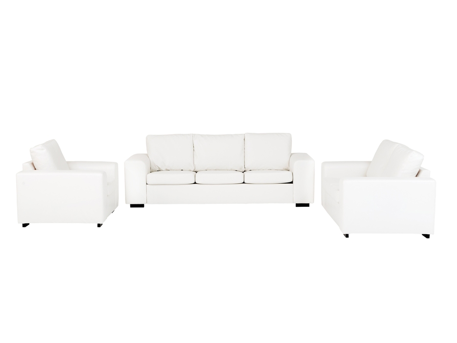 CONNECT 3+2+1 Ecoläder Vit i gruppen Möbler / Soffor / Grupper hos Askås Testmiljö 7 (110-28-67195)