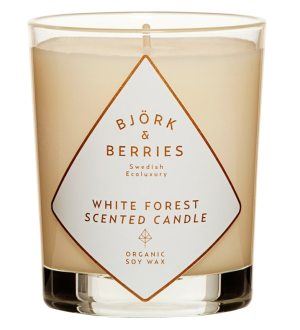 Bjärk + Bärs White Forest Scented Candle i gruppen Lukta Smultron hos Askås Testmiljö 7 (B002937)